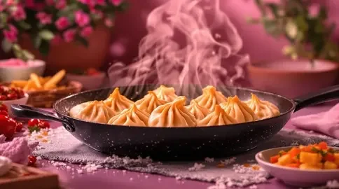深夜食堂：一口爆汁的锅贴 - 美女直播
