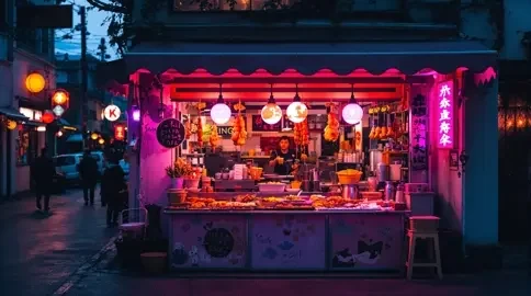 街头美食探店：巷子里的惊喜 - 美女直播