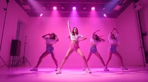 韩团翻跳：元气满满的舞蹈 - 美女直播
